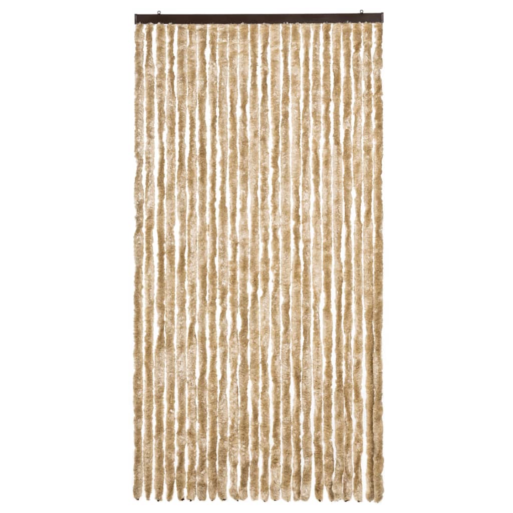 Zastor protiv insekata bež 100 x 220 cm šenil