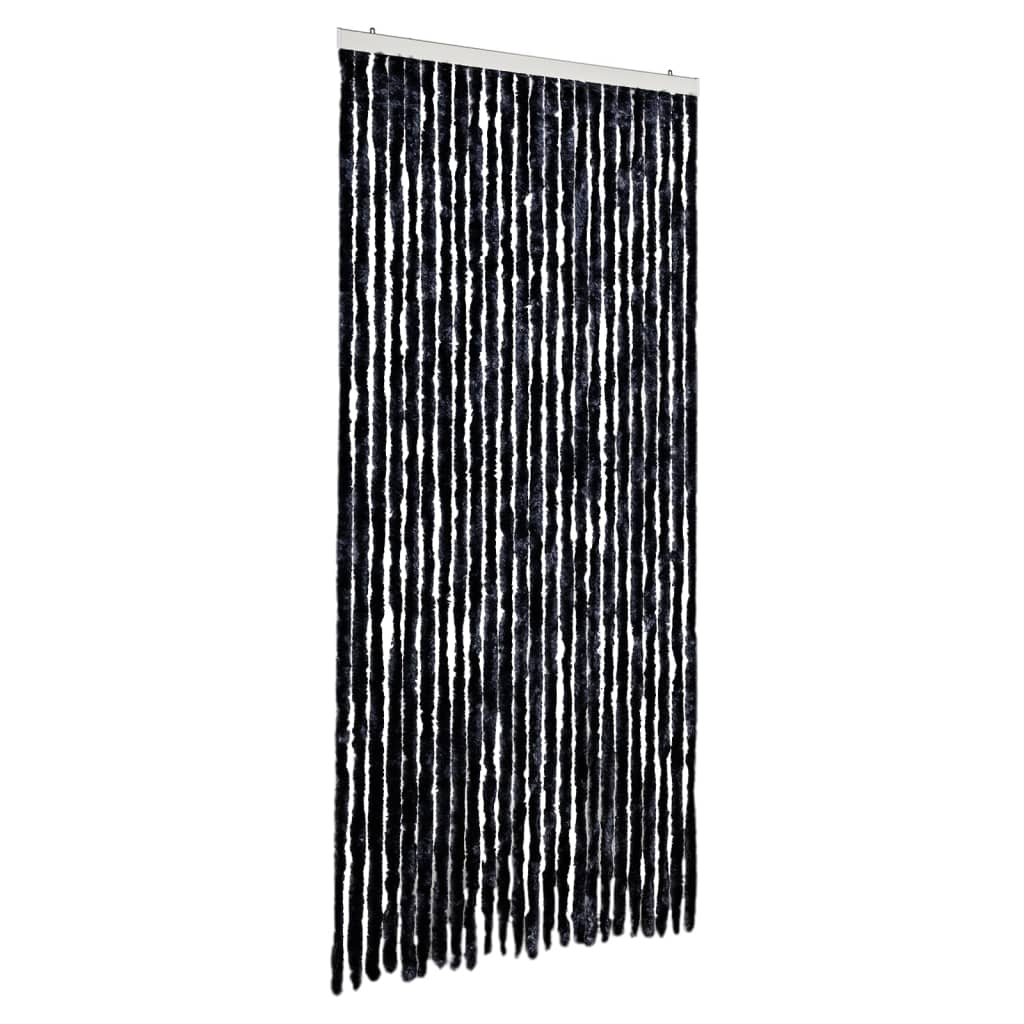 Zastor protiv insekata antracit 100 x 220 cm šenil