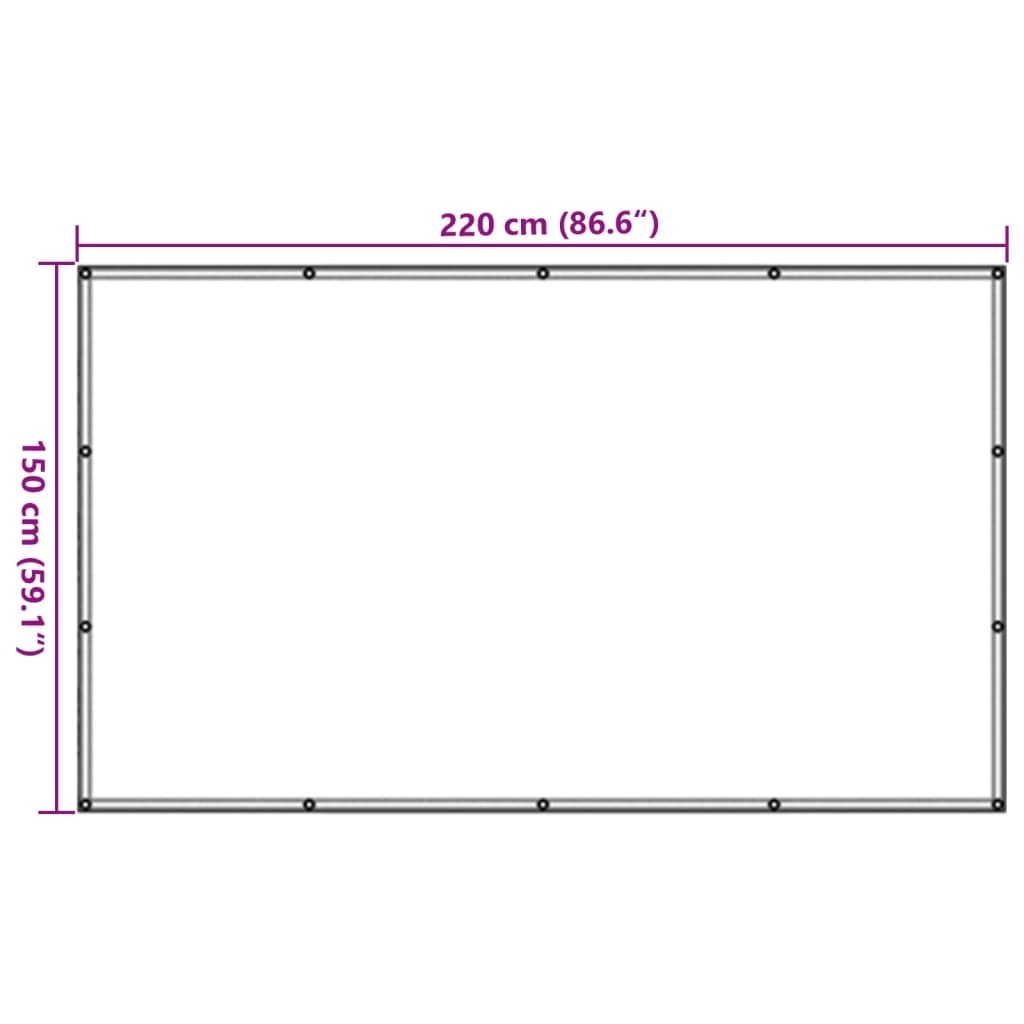 Mreža za prikolicu HDPE 1,5 x 2,2 m crna