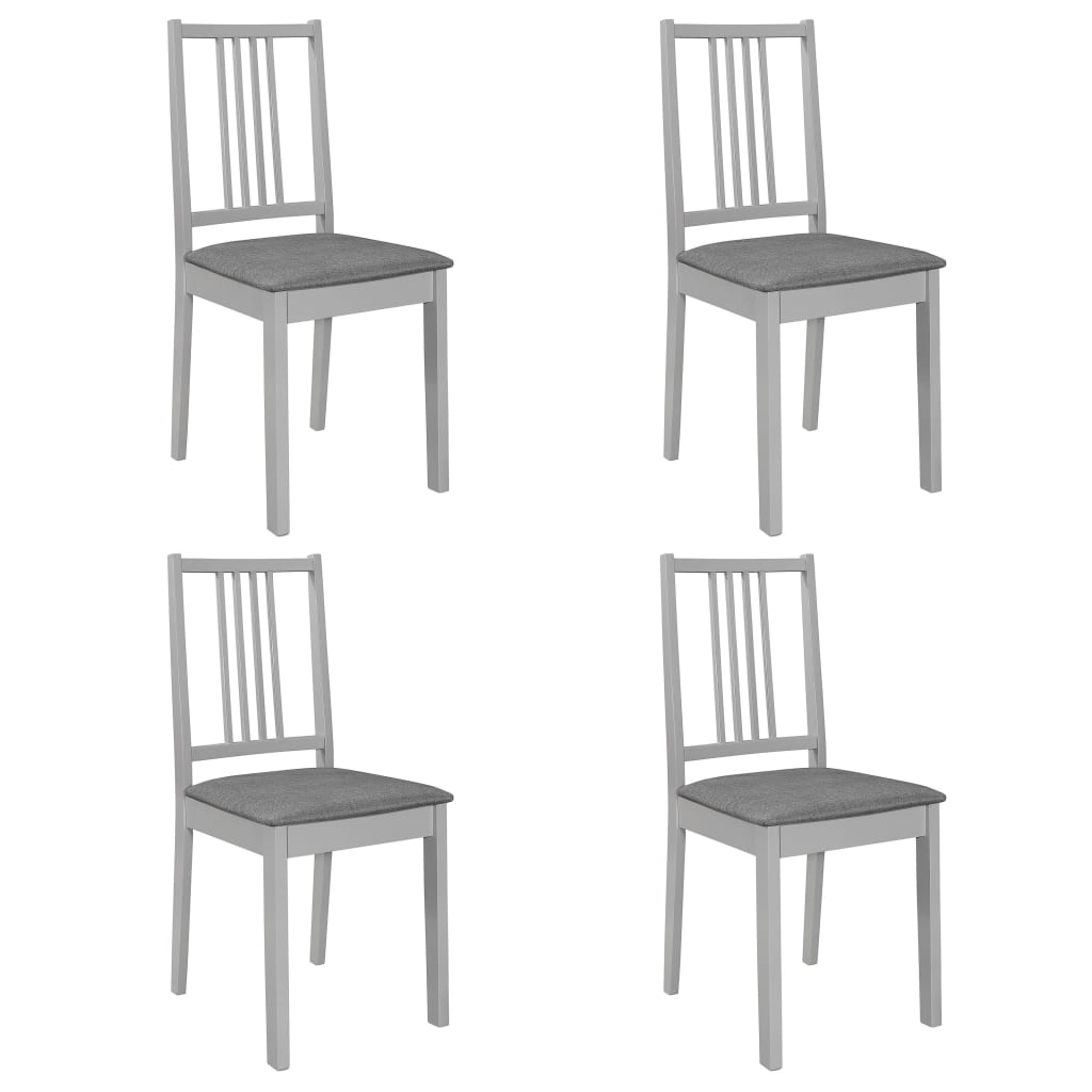5-dijelni blagovaonski set od MDF-a sivi
