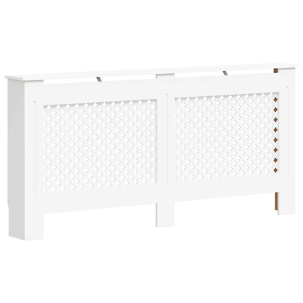 Pokrov za radijator bijeli 172 x 19 x 81,5 cm MDF