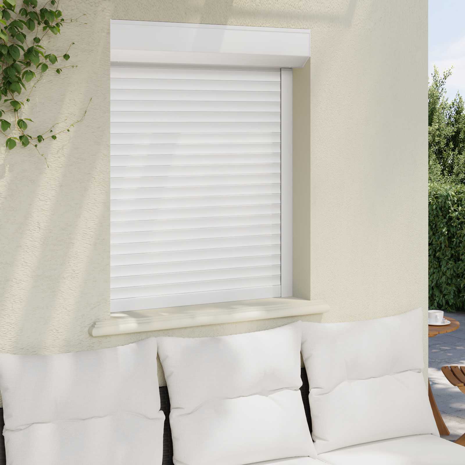Roletna Bijeli 80 x 100 cm Aluminij i poliuretan