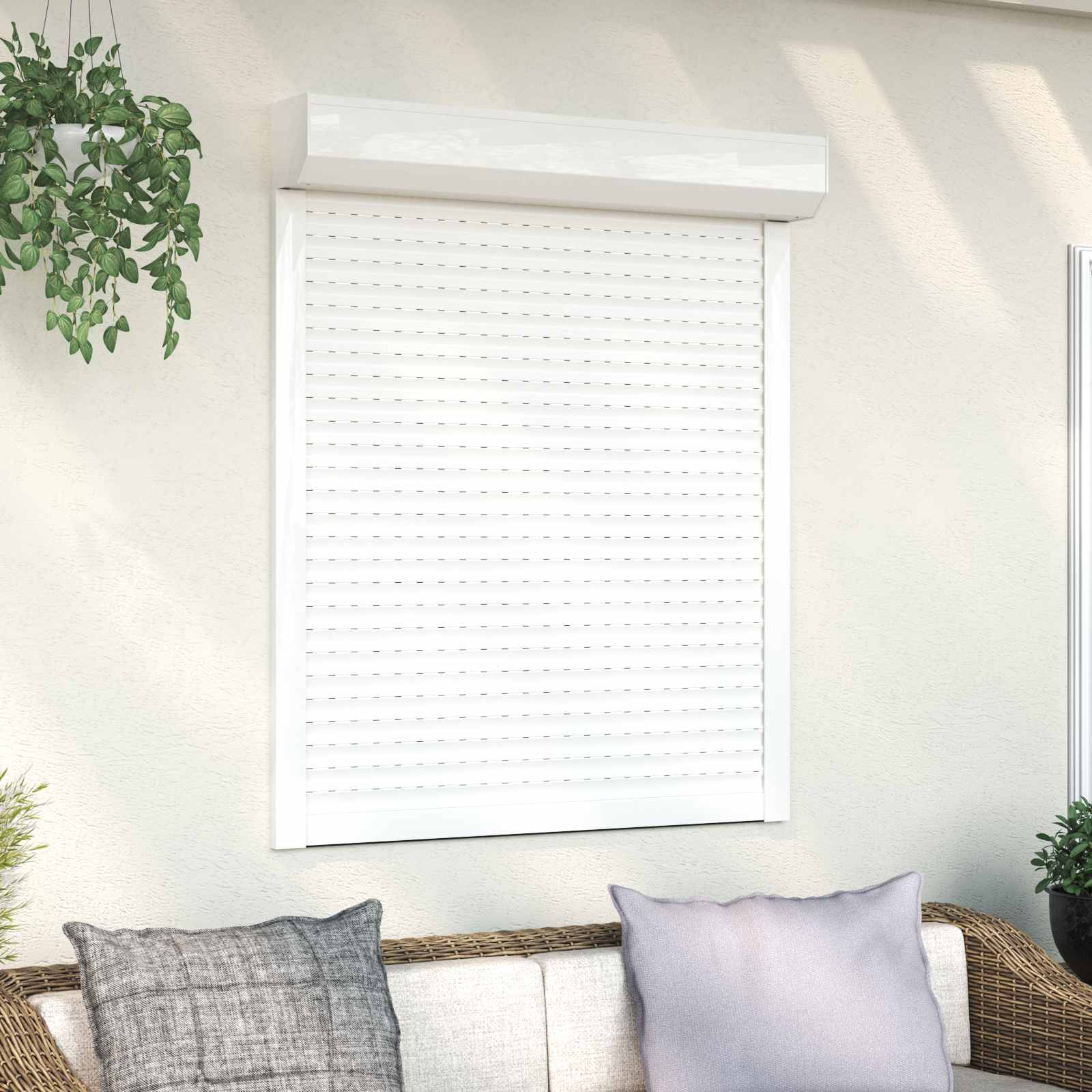 Roletna Bijeli 100 x 130 cm Aluminij i poliuretan