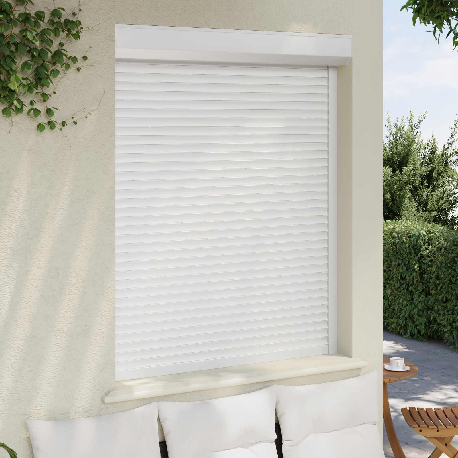 Roletna Bijeli 120 x 150 cm Aluminij i poliuretan