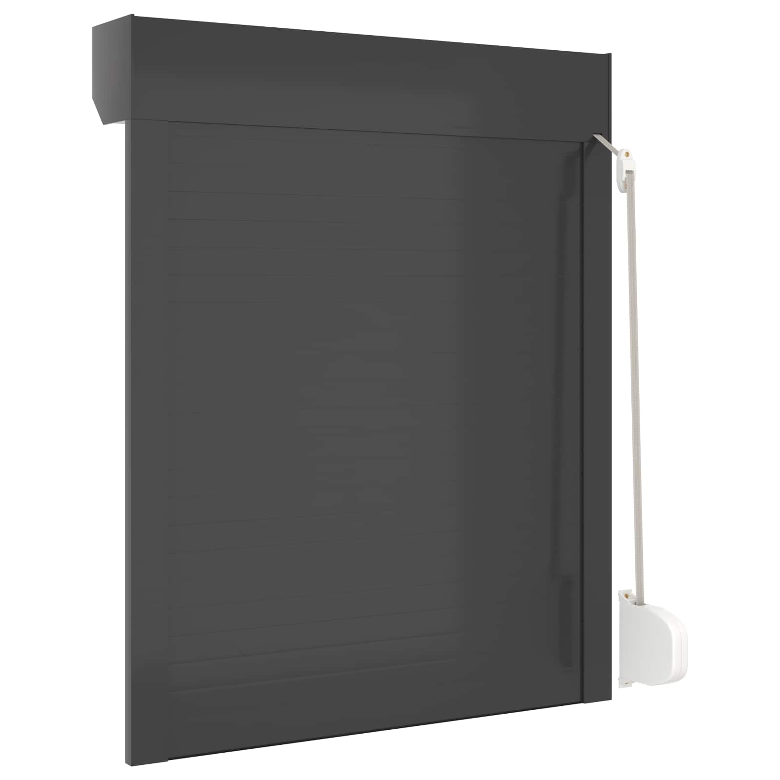 Roletna Antracit 80 x 100 cm Aluminij i poliuretan