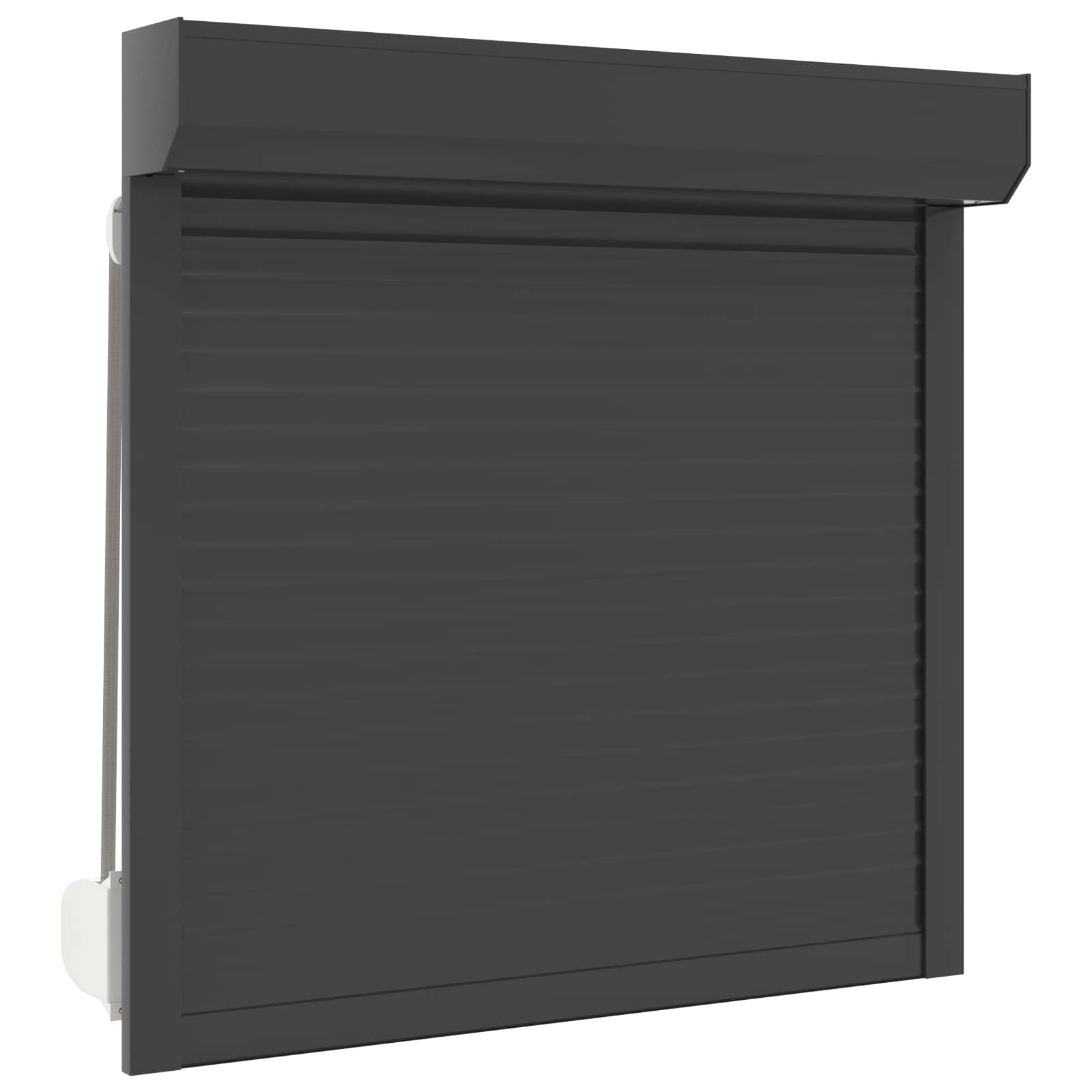Roletna Antracit 100 x 100 cm Aluminij i poliuretan