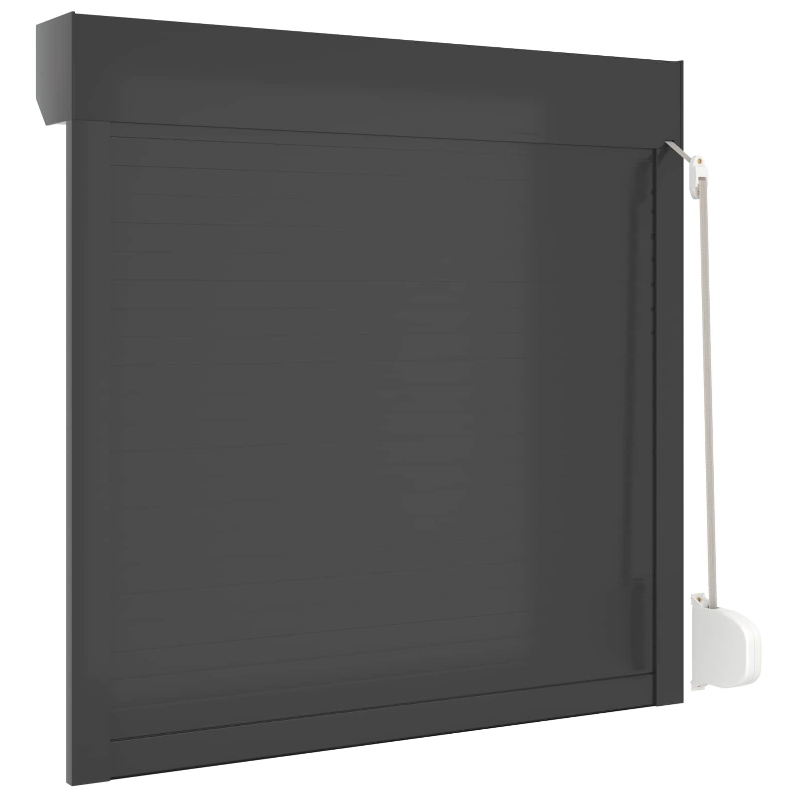 Roletna Antracit 100 x 100 cm Aluminij i poliuretan