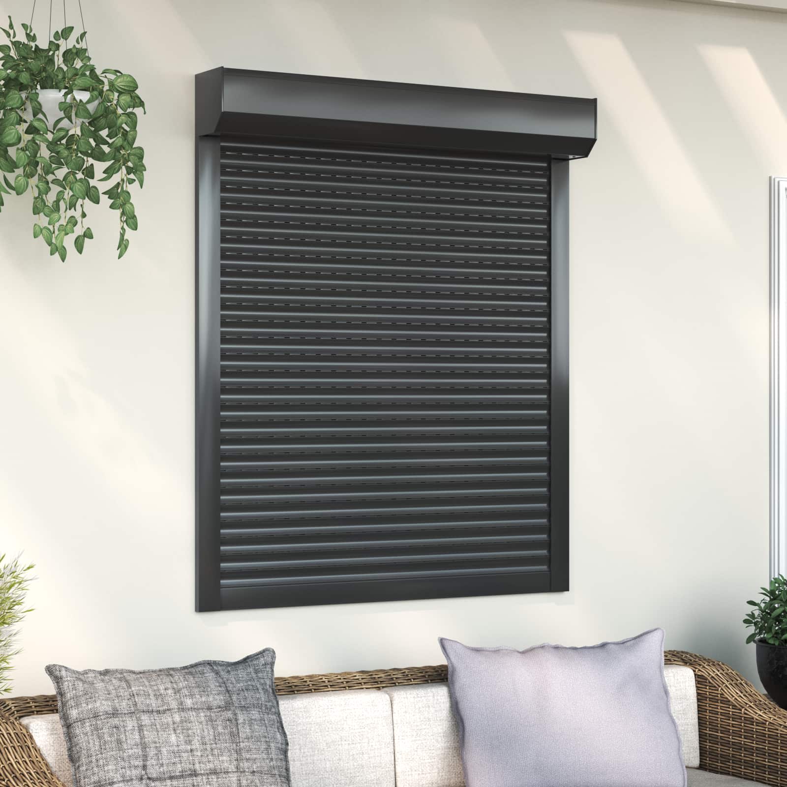 Roletna Antracit 100 x 130 cm Aluminij i poliuretan