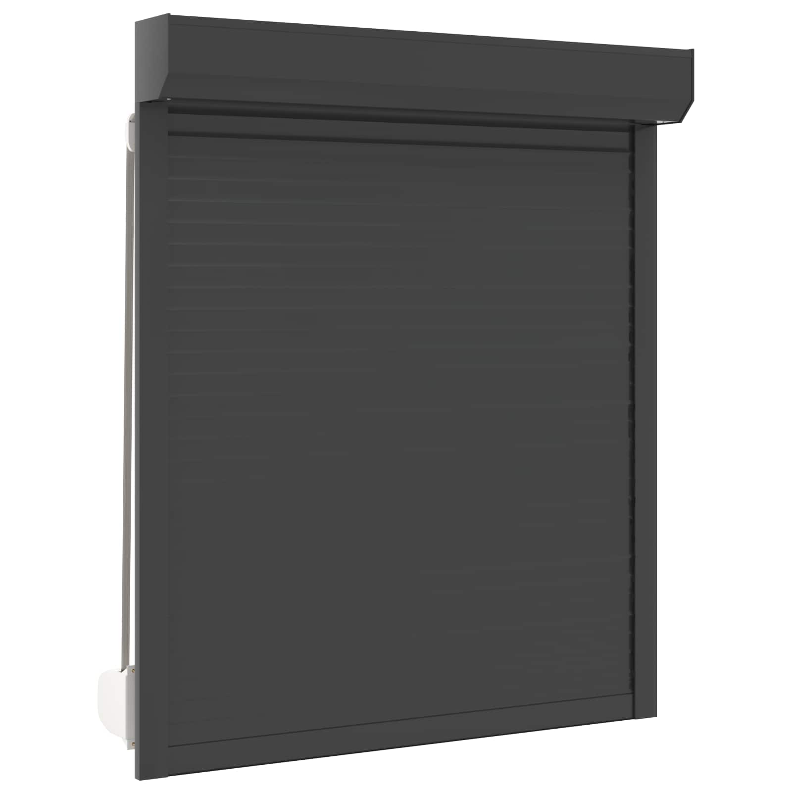 Roletna Antracit 110 x 130 cm Aluminij i poliuretan