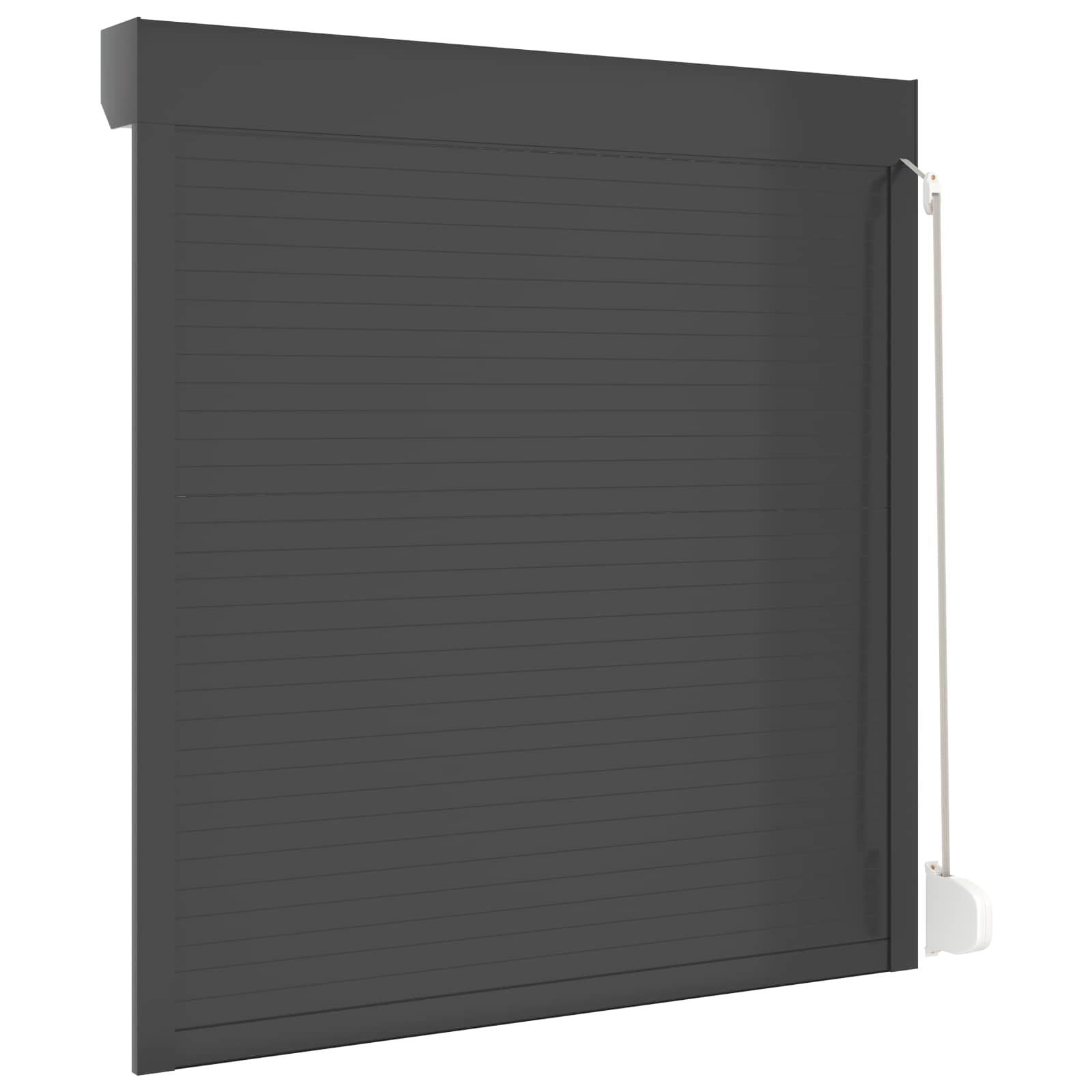 Roletna Antracit 130 x 140 cm Aluminij i poliuretan
