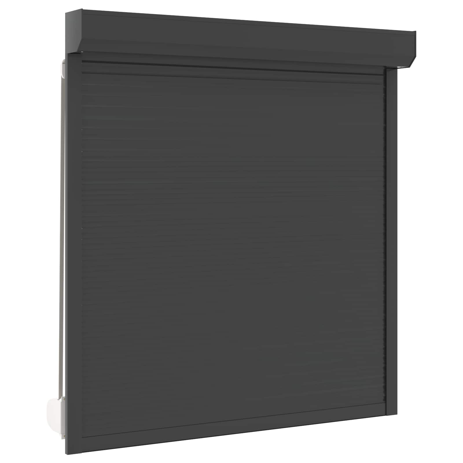 Roletna Antracit 140 x 150 cm Aluminij i poliuretan