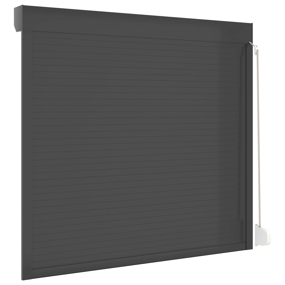 Roletna Antracit 160 x 150 cm Aluminij i poliuretan