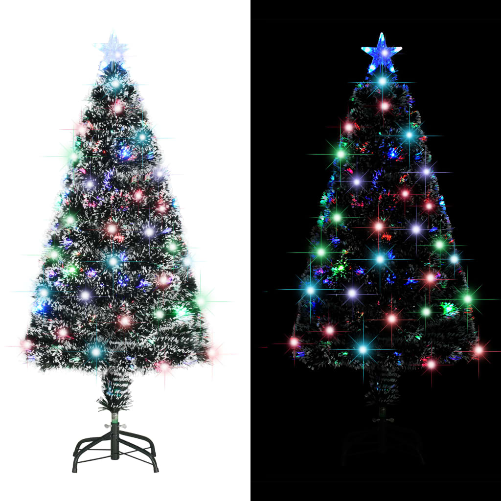 Osvijetljeno božićno drvce sa stalkom i LED 120 cm optička vlakna
