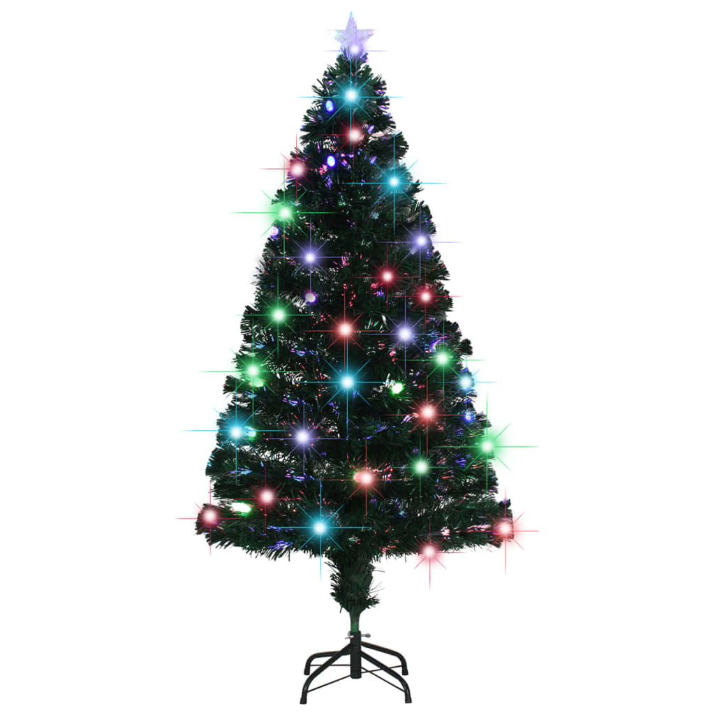 Osvijetljeno božićno drvce sa stalkom i LED 150 cm optička vlakna
