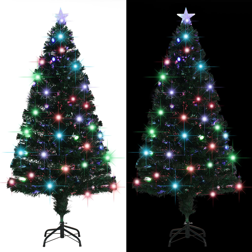 Osvijetljeno božićno drvce sa stalkom i LED 150 cm optička vlakna