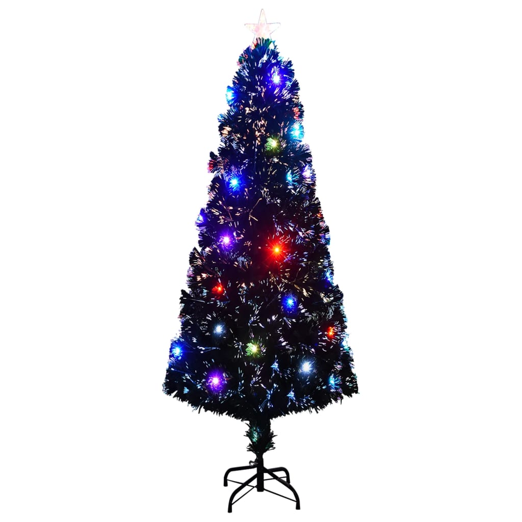 Osvijetljeno božićno drvce sa stalkom i LED 240 cm optička vlakna