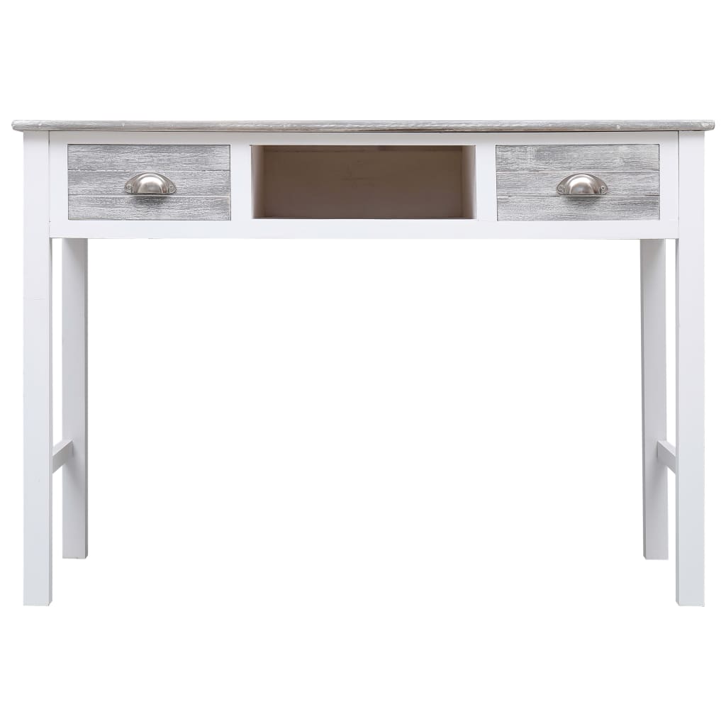 Pisaći stol sivi 110 x 45 x 76 cm drveni