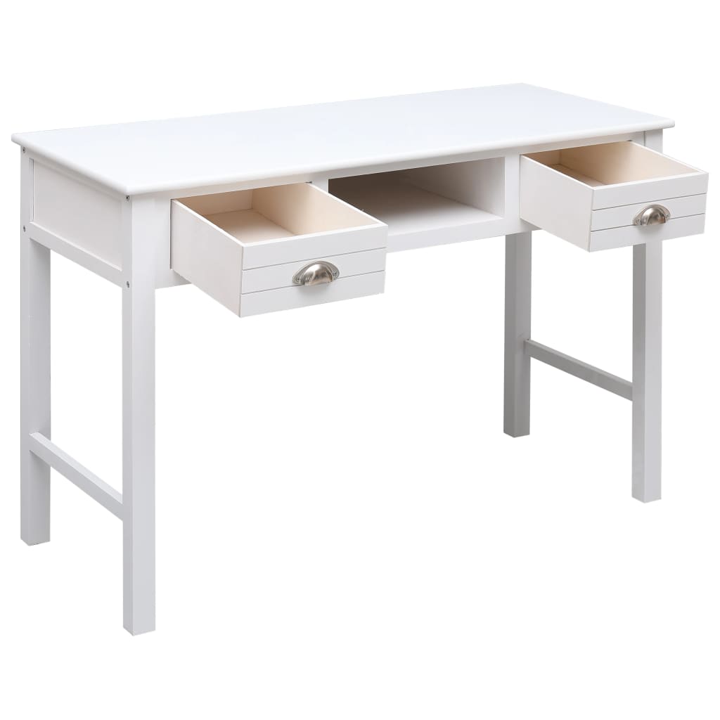 Pisaći stol bijeli 110 x 45 x 76 cm drveni