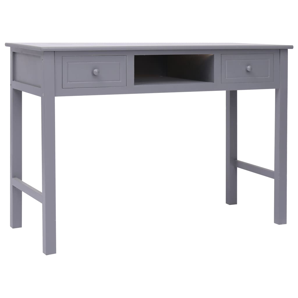 Pisaći stol sivi 110 x 45 x 76 cm drveni