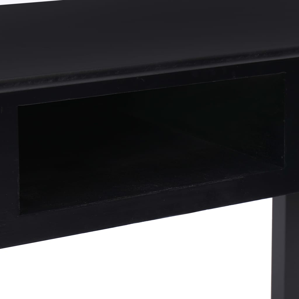 Pisaći stol crni 110 x 45 x 76 cm drveni