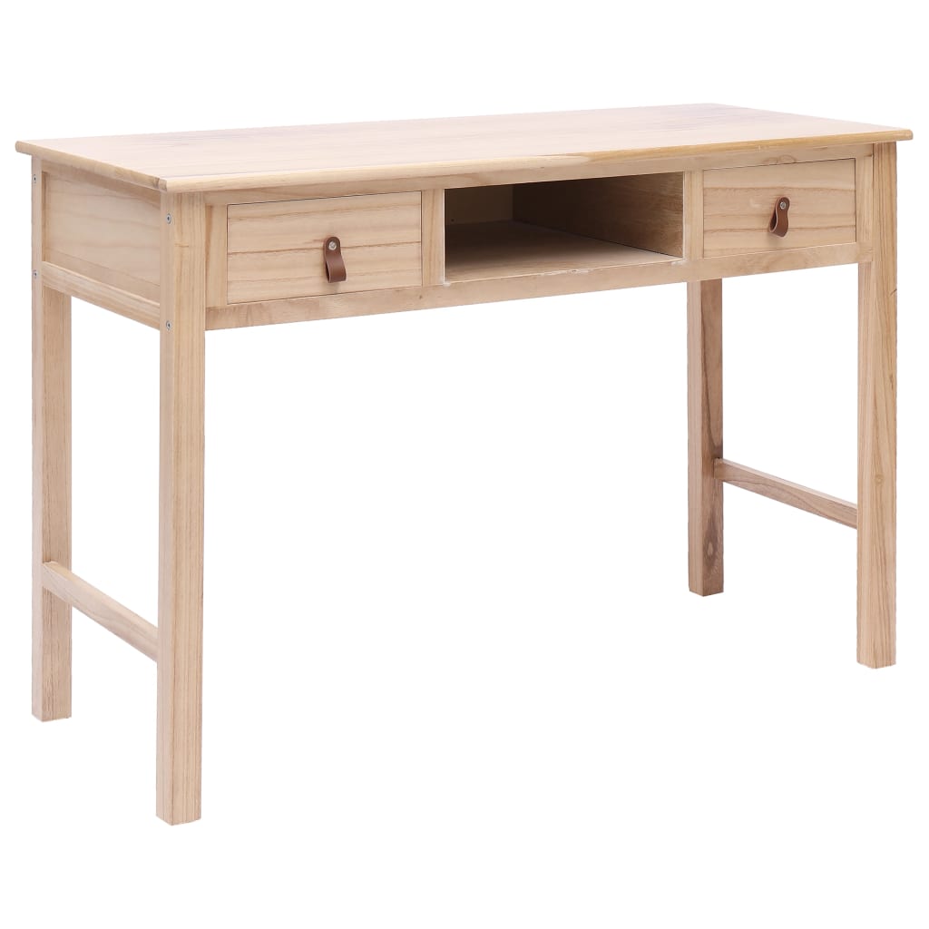 Pisaći stol prirodna boja 110 x 45 x 76 cm drveni