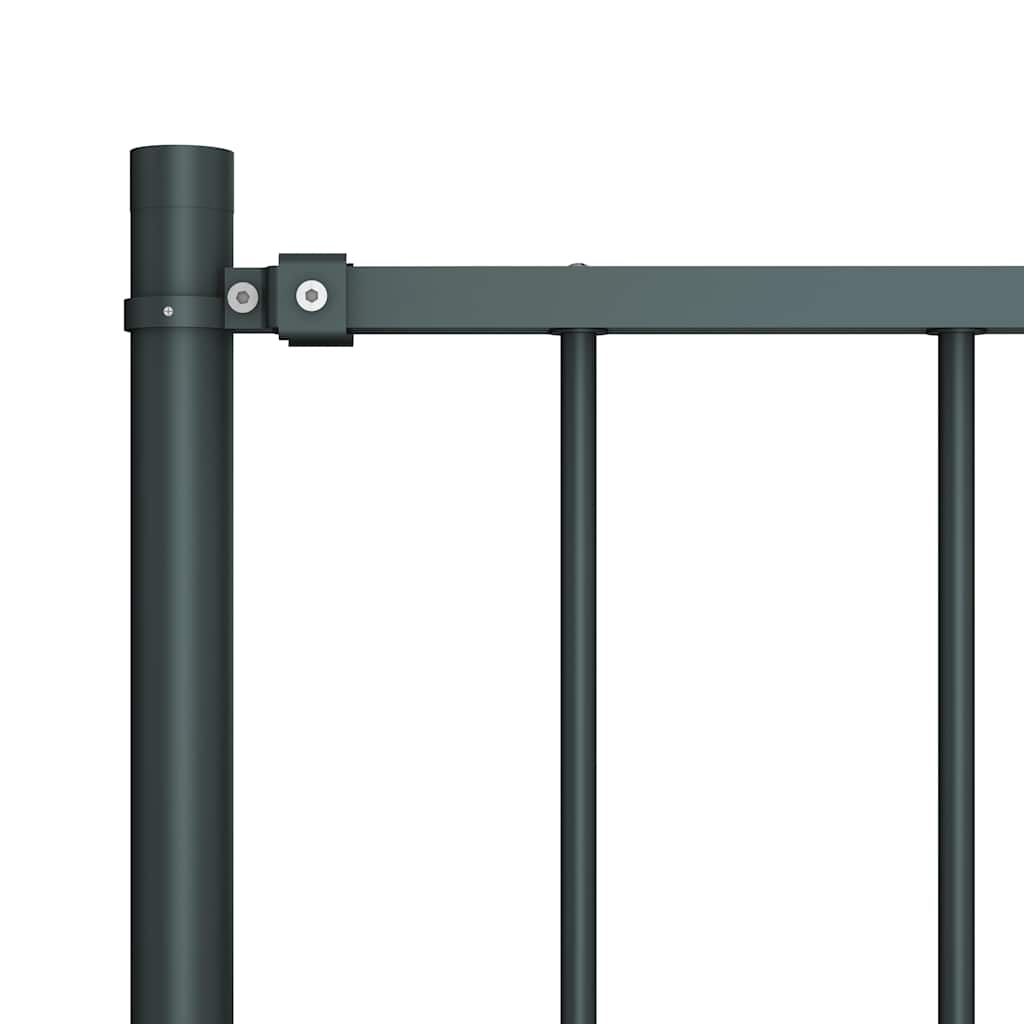 Ogradni panel Woerden sa stupovima čelik 1,7x1,25 m antracit boje