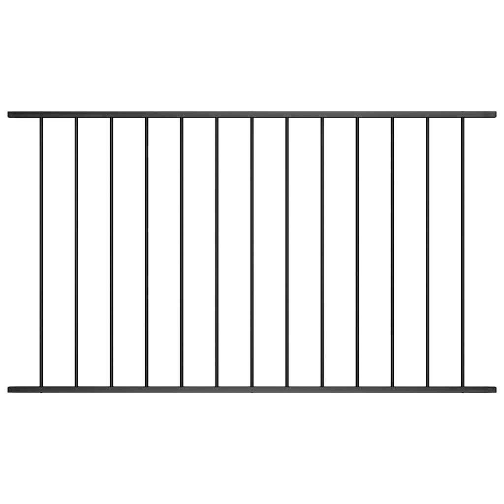 Ogradni panel Woerden čelik s praškastim premazom 1,7x1,17 m crna
