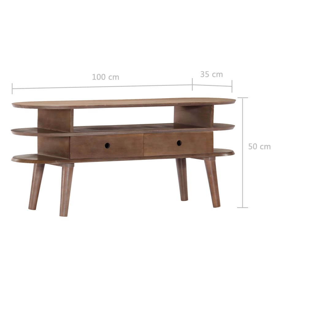 TV ormarić 110x35x50 cm Masivno drvo akacije