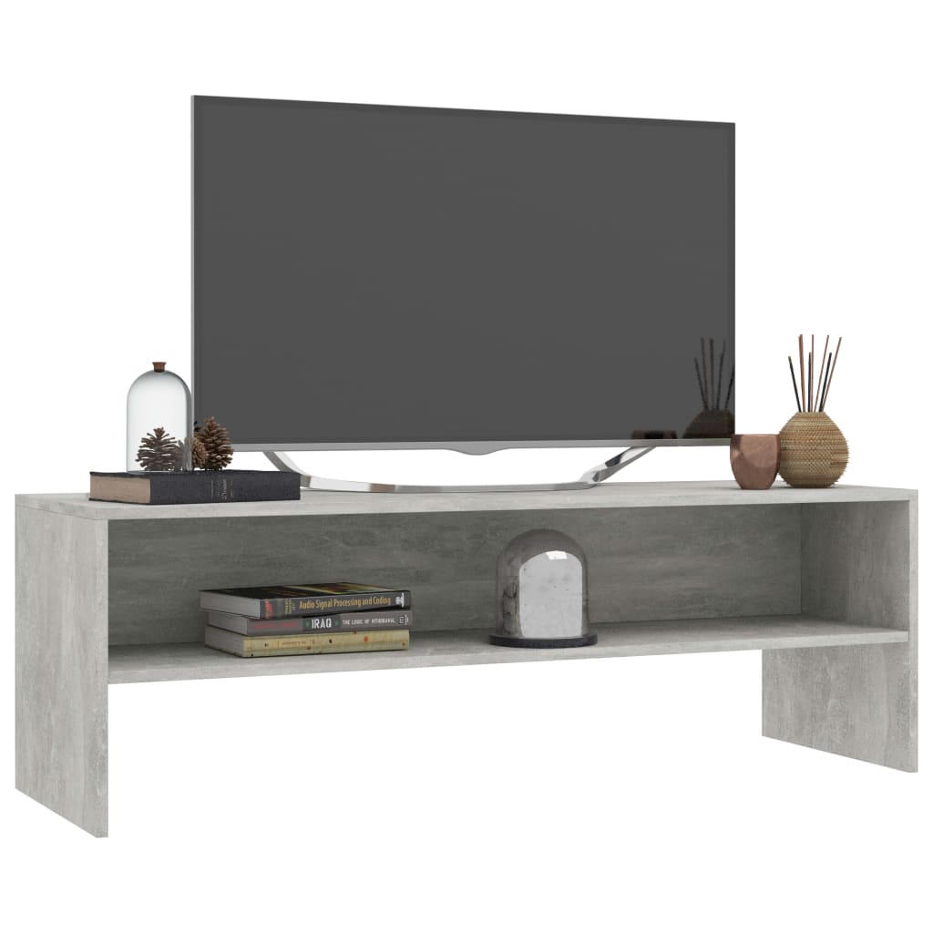 TV ormarić siva boja betona 120 x 40 x 40 cm konstruirano drvo