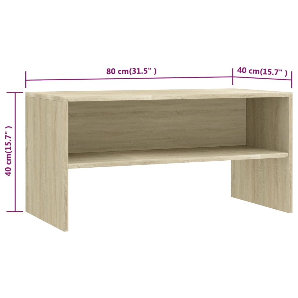 TV ormarić boja hrasta sonome 80 x 40 x 40 cm konstruirano drvo