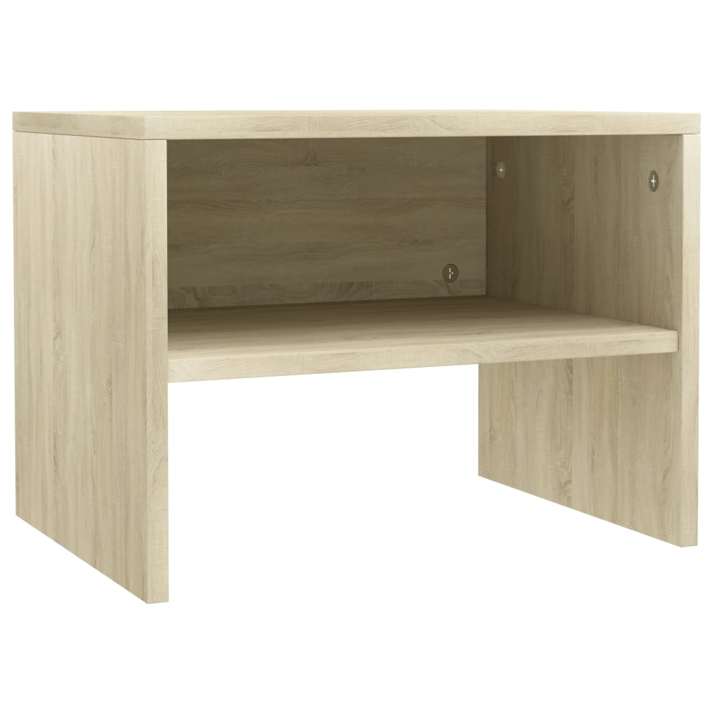 Noćni ormarići 2 kom boja hrasta 40x30x30 cm konstruirano drvo
