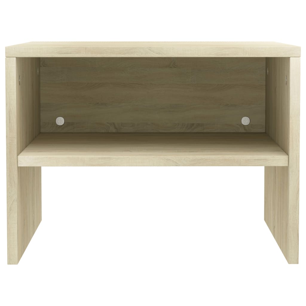 Noćni ormarići 2 kom boja hrasta 40x30x30 cm konstruirano drvo