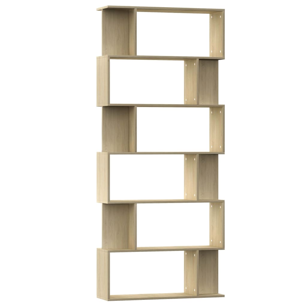 Ormarić za knjige / pregrada boja hrasta 80x24x192 cm drveni