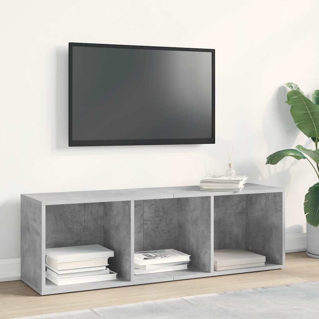 Ormarić za knjige/TV boja betona 36x30x114 cm konstruirano drvo