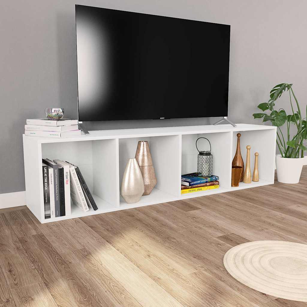 Ormarić za knjige/TV bijeli 36 x 30 x 143 cm konstruirano drvo