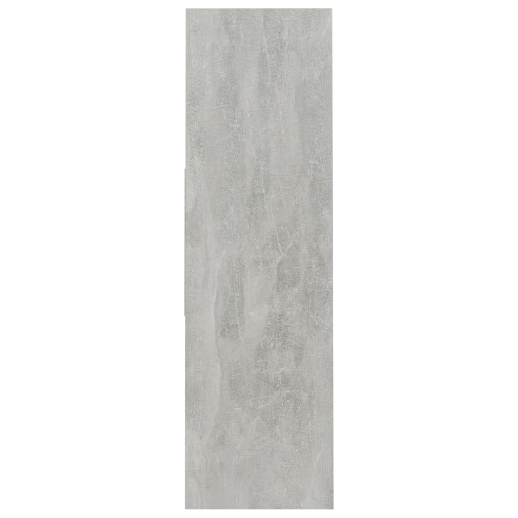 Ormarić za knjige boja betona 97,5 x 29,5 x 100 cm drveni