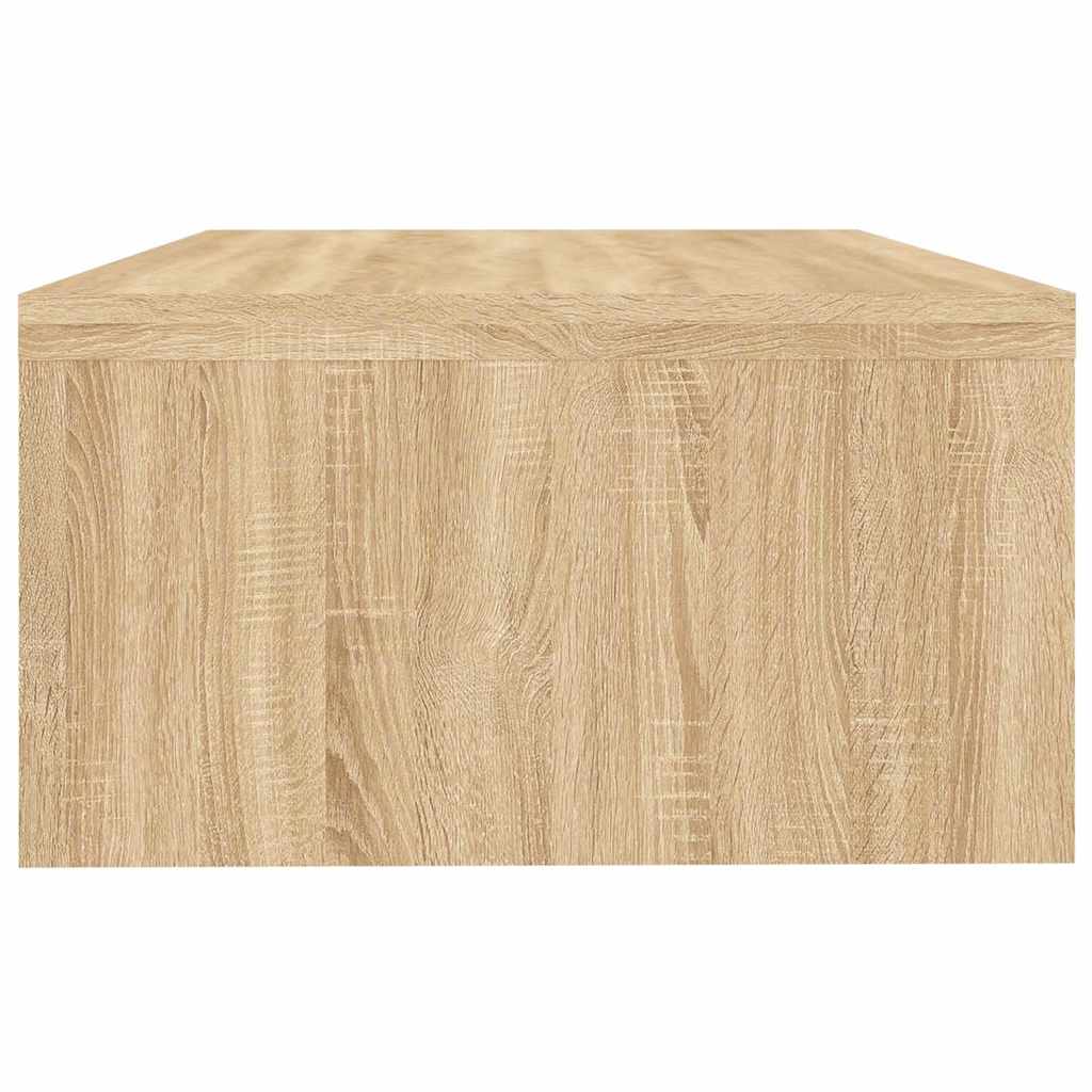 Stalak za monitor boja hrasta 42 x 24 x 13 cm konstruirano drvo