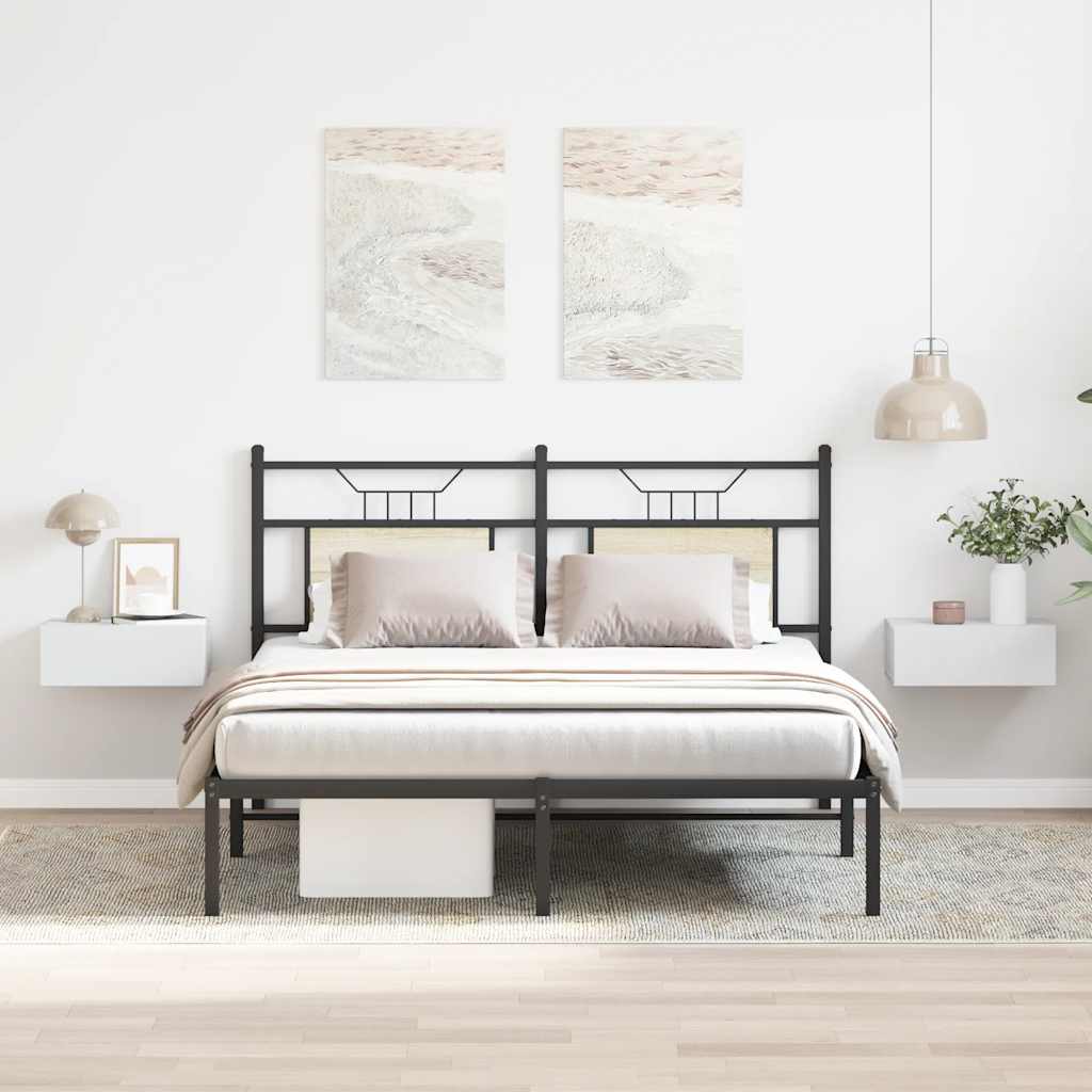 Viseći noćni ormarići 2 kom 40 x 30 x 15 cm konstruirano drvo