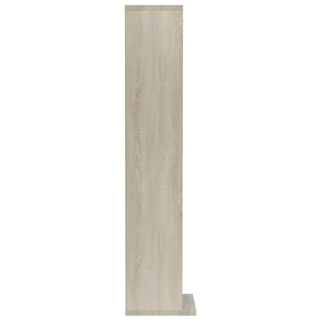 Ormarić za CD-ove boja hrasta 21x20x88 cm od konstruiranog drva