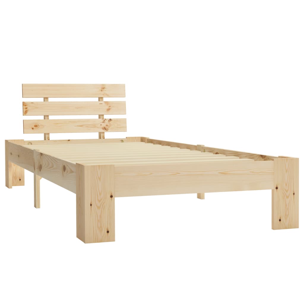 Okvir za krevet od masivne borovine 100 x 200 cm