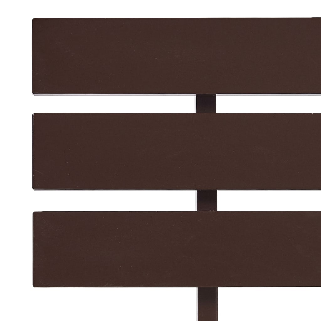 Okvir za krevet od masivne borovine tamnosmeđi 100 x 200 cm