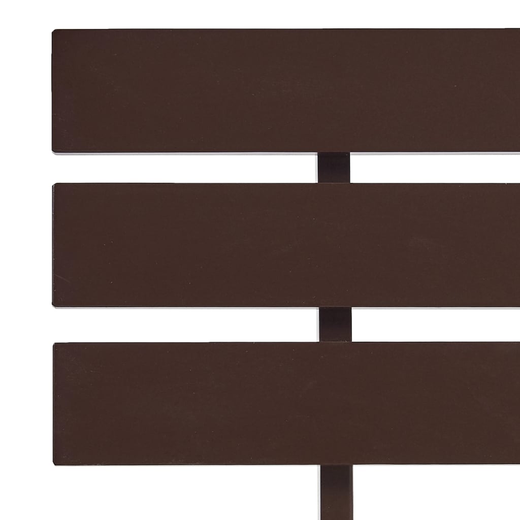 Okvir za krevet od masivne borovine tamnosmeđi 120 x 200 cm
