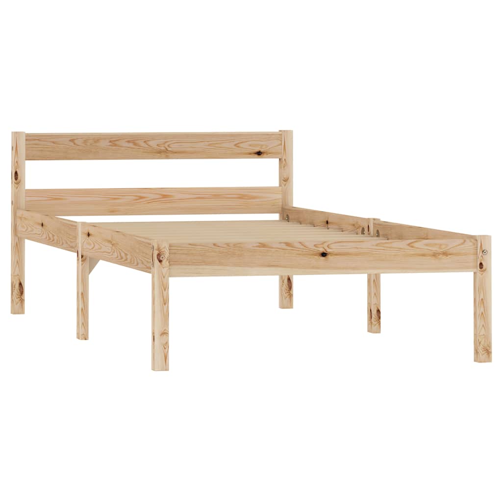 Okvir za krevet od masivne borovine 100 x 200 cm
