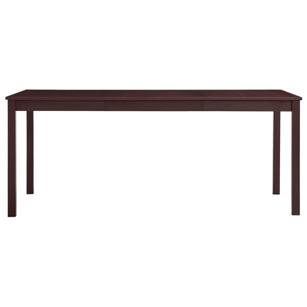 Blagavaonski stol tamnosmeđi 180 x 90 x 73 cm od borovine