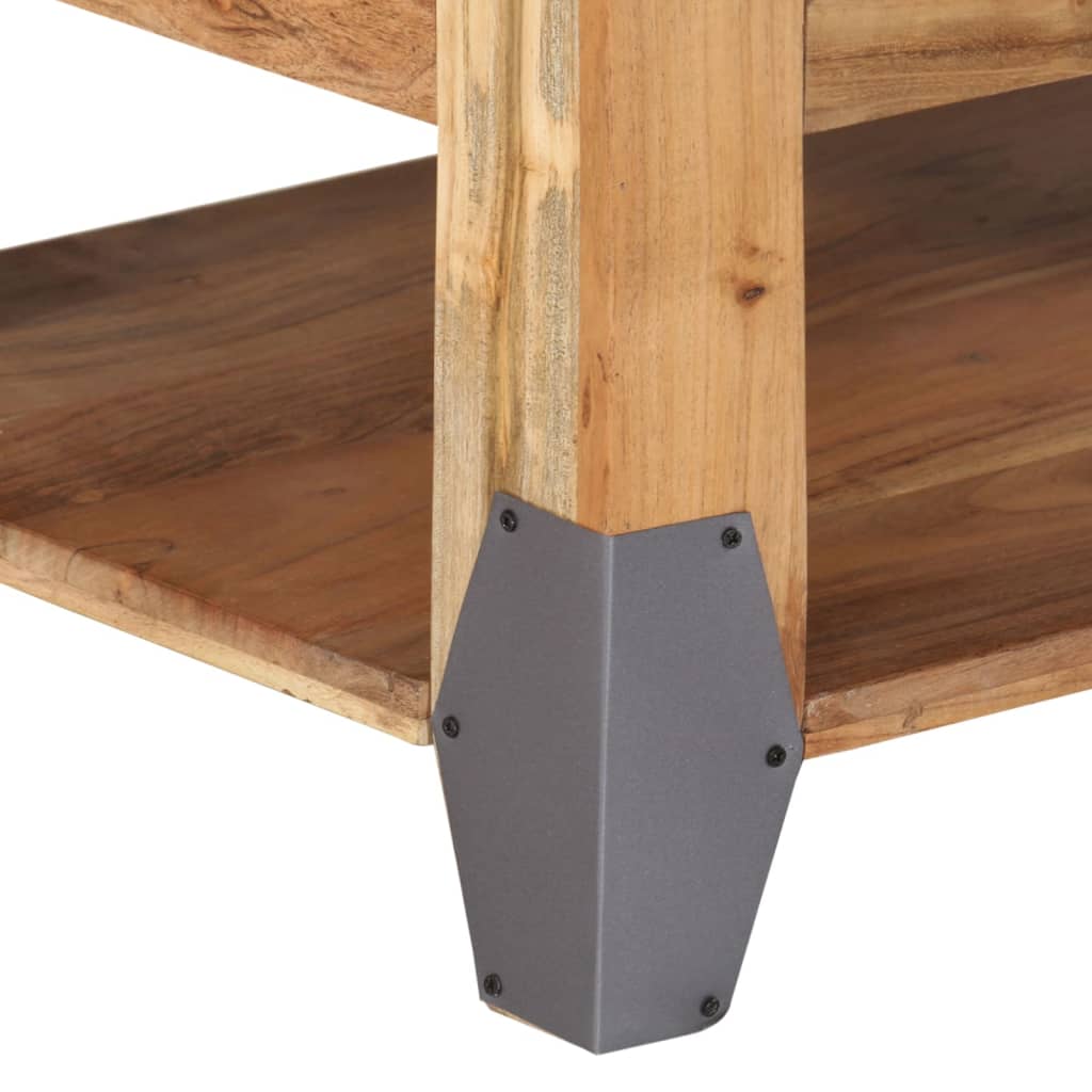 Stolić za kavu od masivnog bagremovog drva 110 x 52 x 45 cm