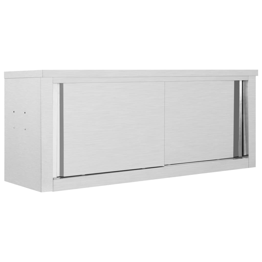 Kuhinjski zidni ormarić s kliznim vratima čelični 120x40x50 cm
