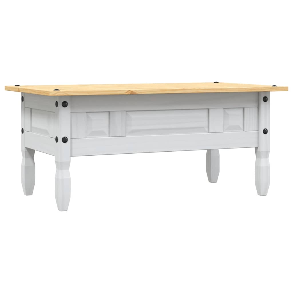 Stolić za kavu od borovine asortiman Corona bijeli 100x55x44 cm
