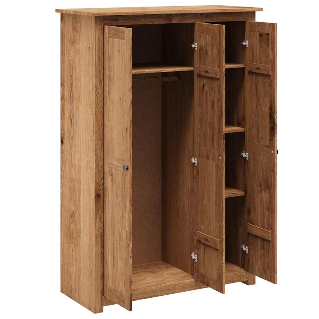 Ormar od borovine s 3 vrata 118x50x171,5 cm asortiman Panama