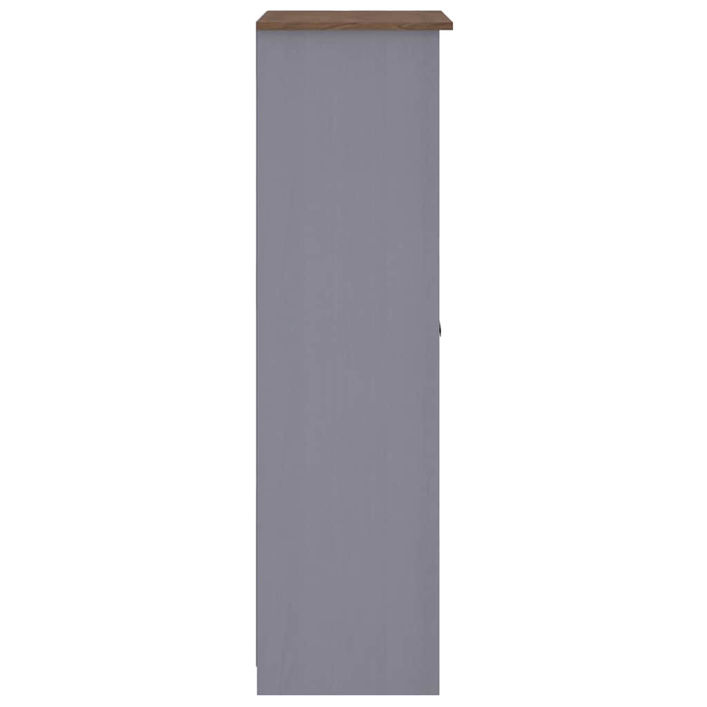 Ormar od masivne borovine sivi 80x50x171,5 cm asortiman Panama