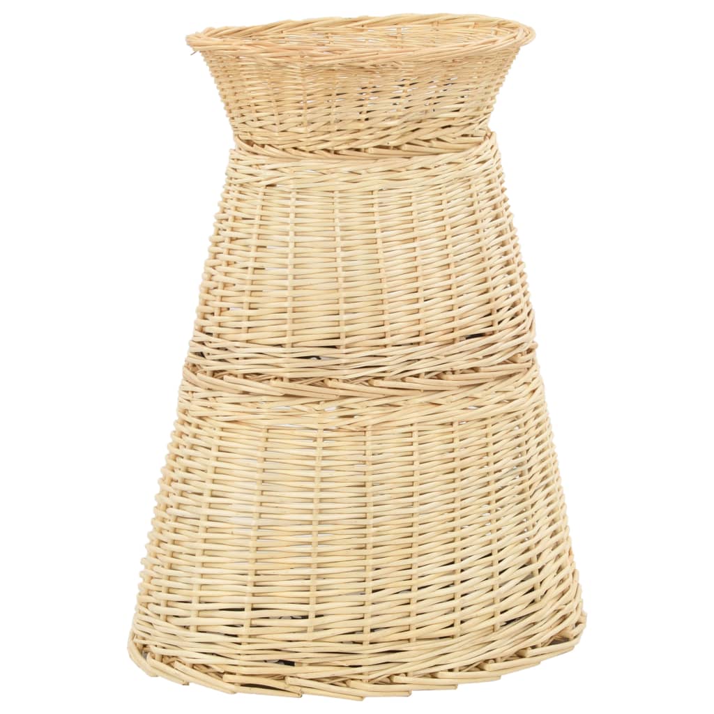 3-dijelni set košare za mačke s jastucima 47x34x60 cm prirodna vrba